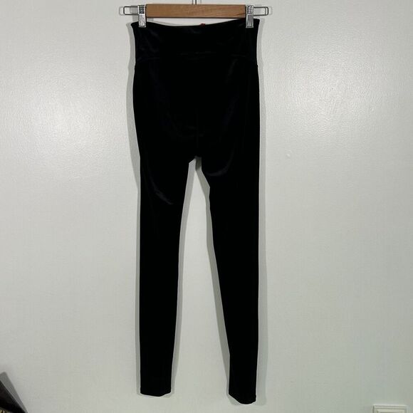 Spanx Velvet Leggings Size XS Black Holidays Party Athleisure Comfort - Picture 6 of 6